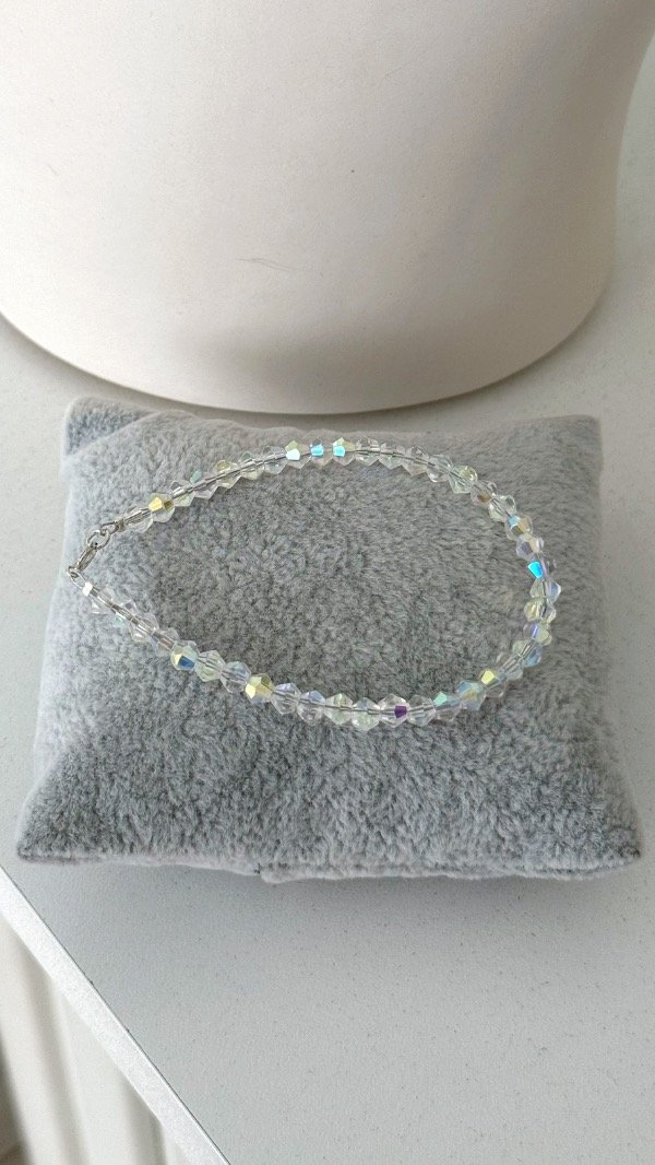 Producto - Pulsera cristal de roca bicono boreal P925