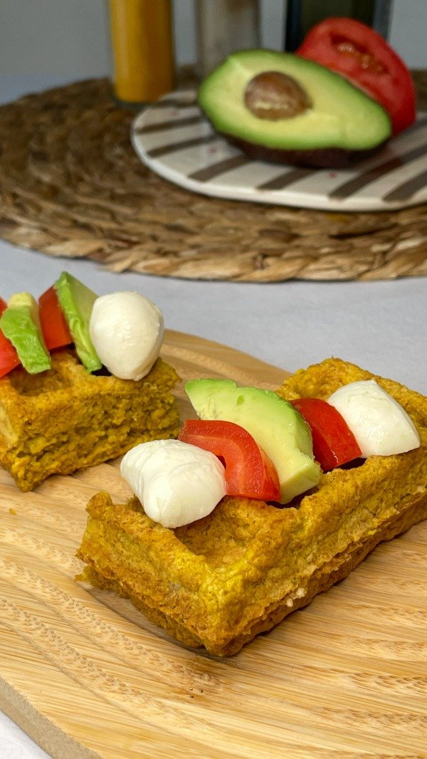 Producto - Pack x6 waffles de avena cúrcuma y pimienta