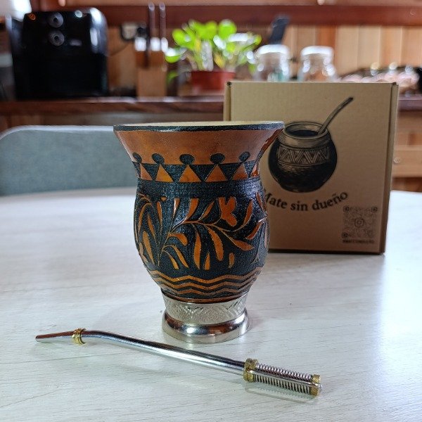 Producto - Mate grabado laser 360 petalos