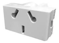 Producto - MODULO COMBINACION BLANCO C PLATA JELUZ