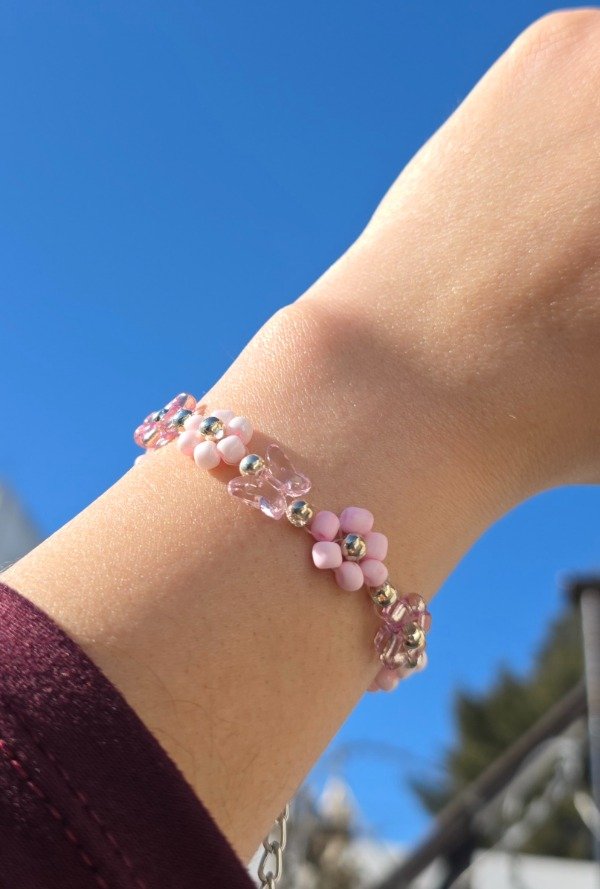 Producto - Pulsera de Flores Bianca - Combinada + Mariposa