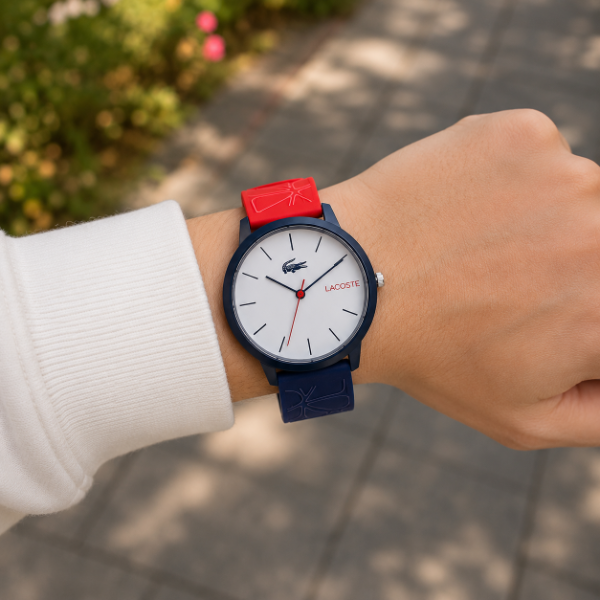 Producto - Reloj Lacoste Red Rojo y Azul Día del Padre