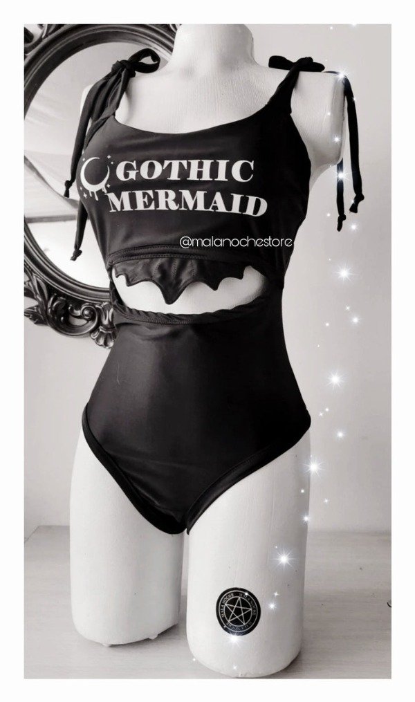 Producto - Traje de Baño Gothic Mermaid Mala Noche importado ÚNICAMENTE BAJO PEDIDO