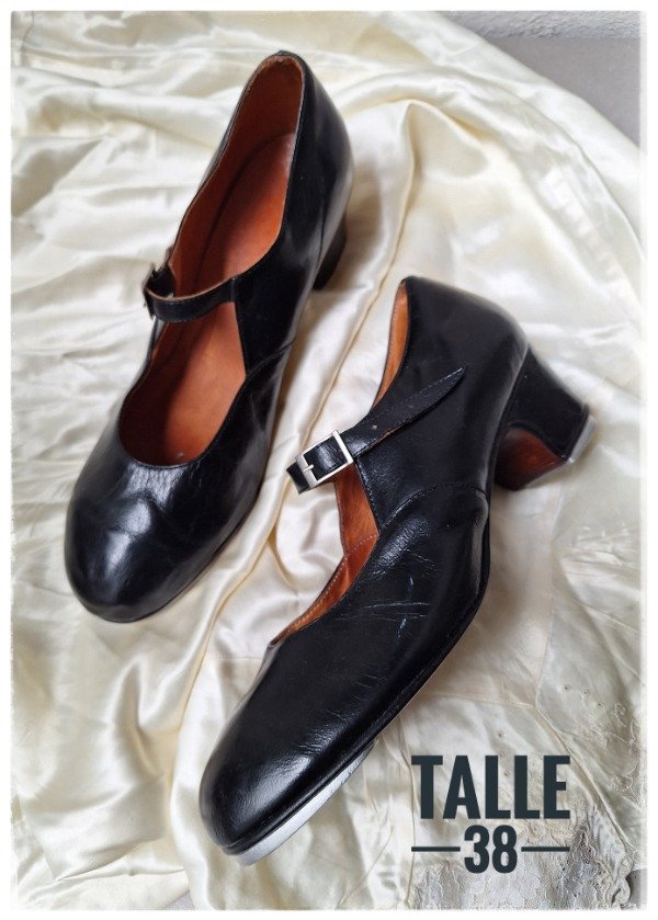 Producto - Zapatos de Tap Negro Talle 38