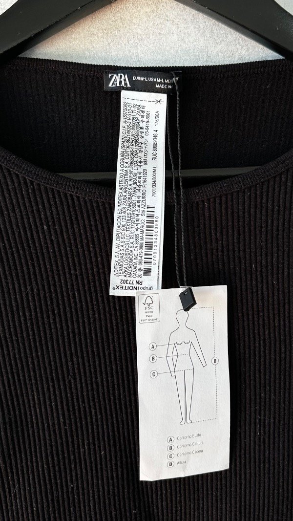 Producto - Top punto perlas Zara M/L - 3