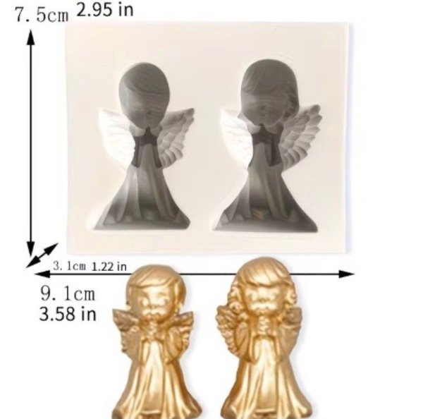 Producto - MOLDE SILICONA ANGEL x2 - 1