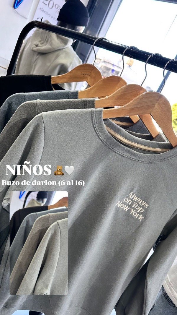 Producto - Buzo darlon niño