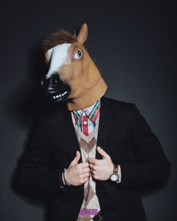 Producto - Máscara látex caballo - 1