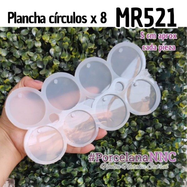 Producto - Plancha de círculos x8 5cm MR521