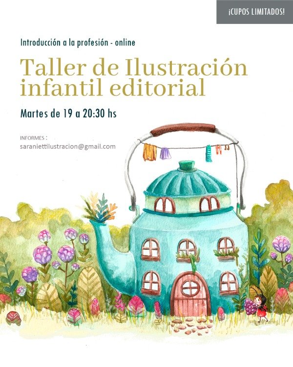 Producto - MENSUAL / Taller de ilustración infantil editorial online MARTES