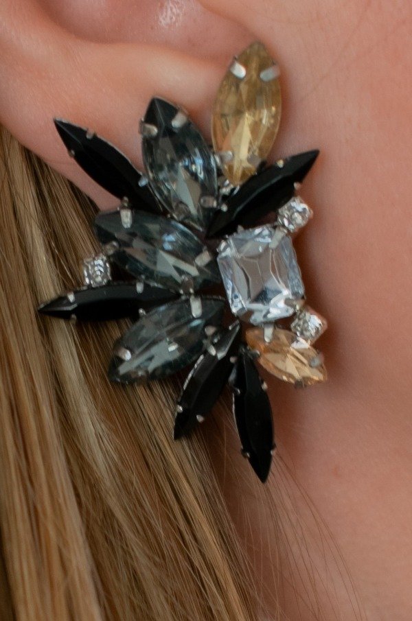Producto - Aro KENIA . negro y champagne - 1