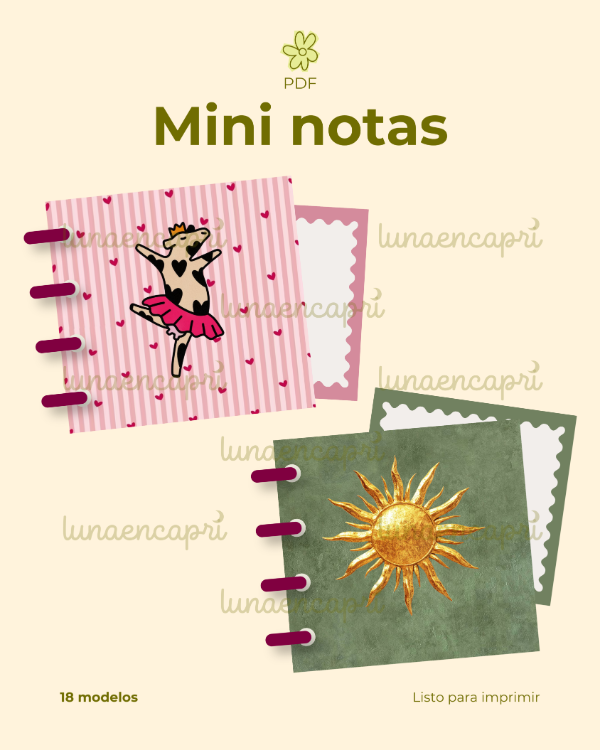 Producto - PDF - Mini notas
