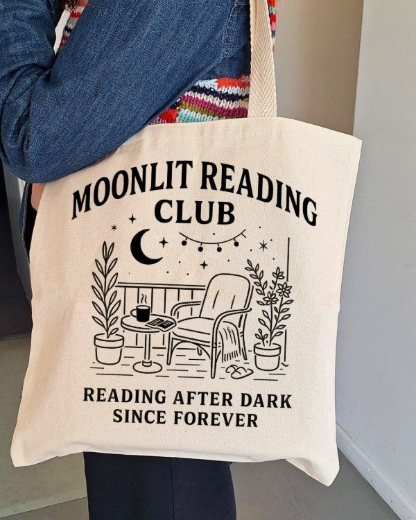 Producto - Tote bag "Moonlit reading club"