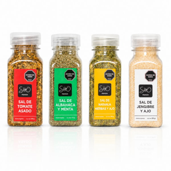 Producto - SHIO GOURMET Sal Entrefina Saborizada Frasco
