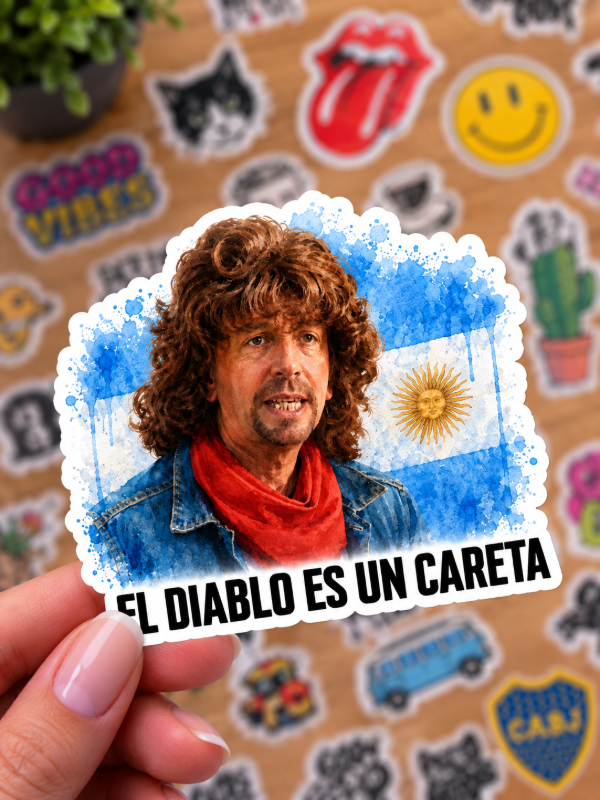 Producto - Sticker // El diablo es un careta