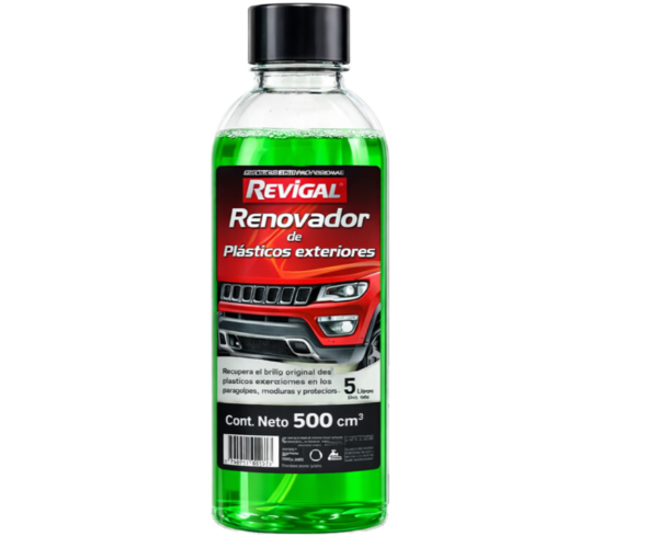 Producto - Renovador de Plásticos Exteriores 500 cc REVIGAL