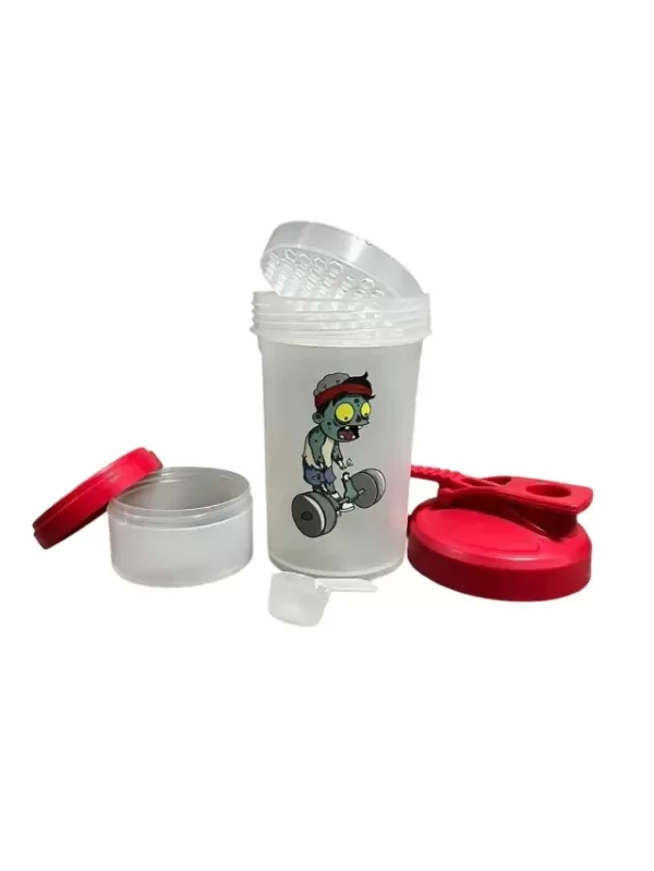 Producto - Vaso Shaker Flip 500 Ml Mezclador Proteinas 2 En 1 Con Scoop - 4