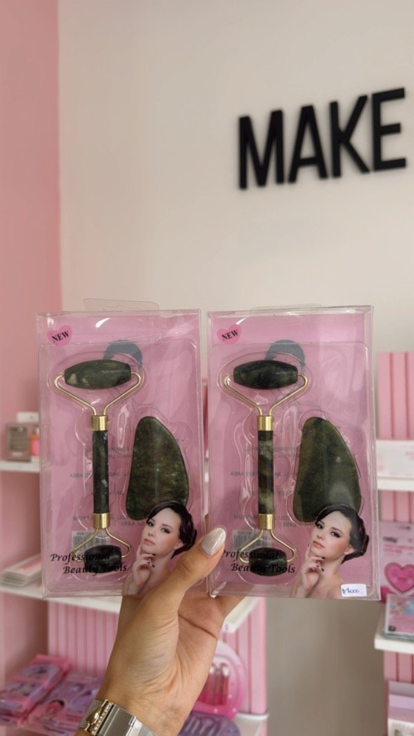 Producto - Kit Rodillo Masajeador + Piedra Jade