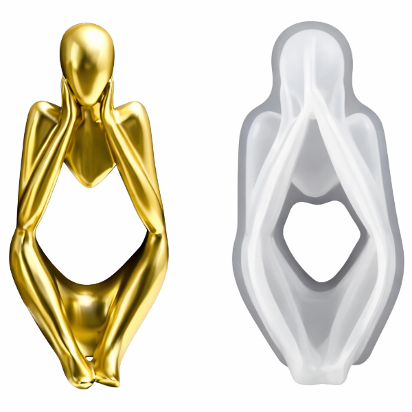 Producto - Molde Silueta Estatua Pensadora 3