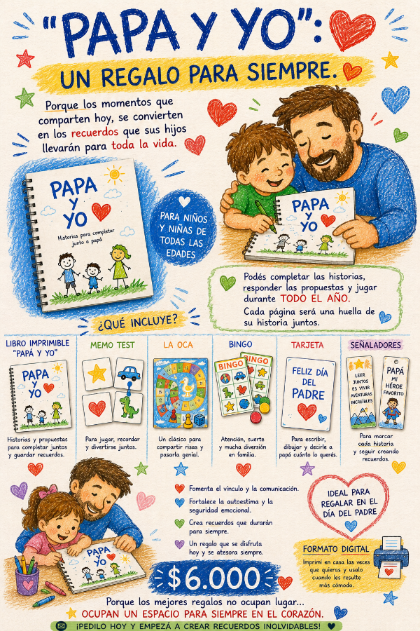 Producto - "PAPA Y YO": UN REGALO PARA SIEMPRE