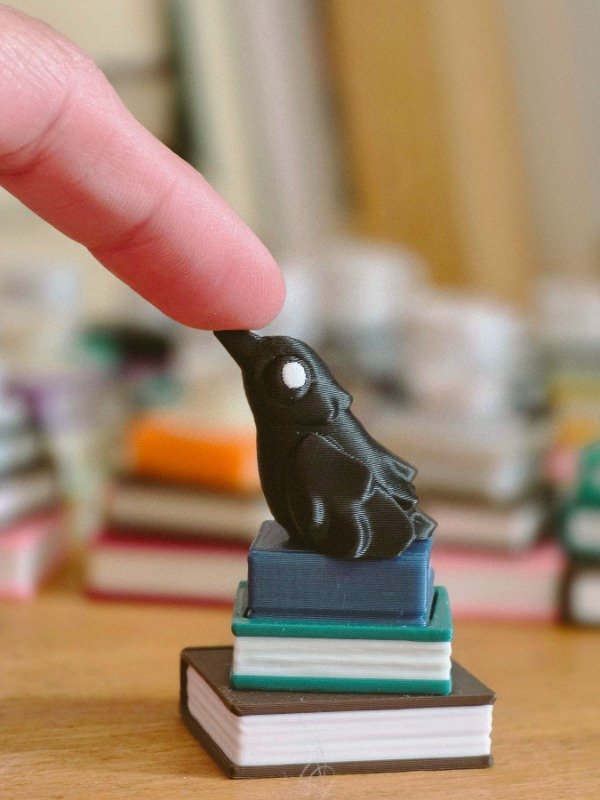 Producto - CLICKER GOTICO - LIBROS, CUERVO Y CALAVERA - 2
