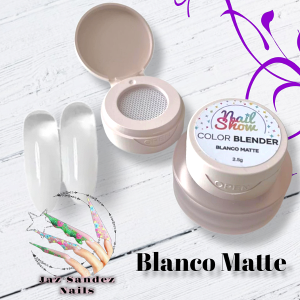 Producto - COLOR BLENDER BLANCO MATTE NAILSHOW