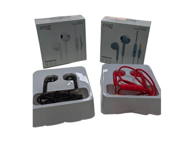 Producto - AURICULARES PRO21 EXTRA BASS MANOS LIBRES 3.5