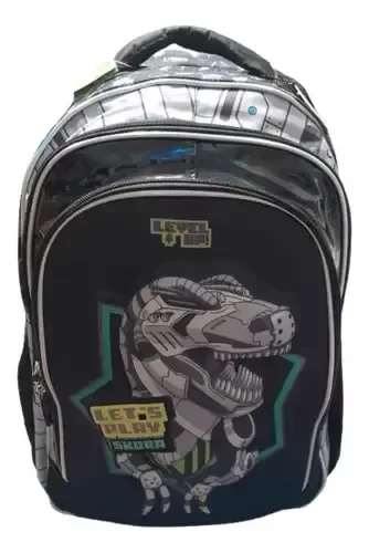 Producto - Mochila Espalda 18 Lets Play Gamer Tyranosaurus Rex 3d Skora