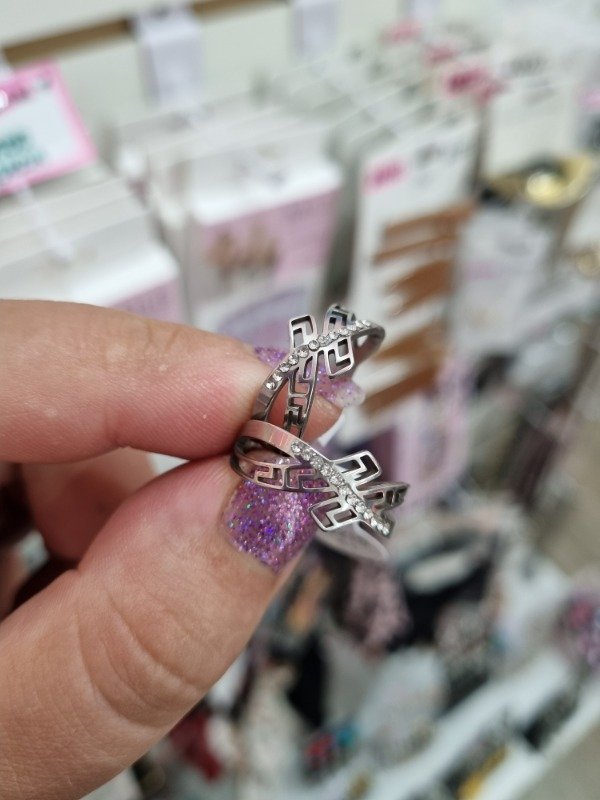 Producto - Anillo Cruzado Strass AQ