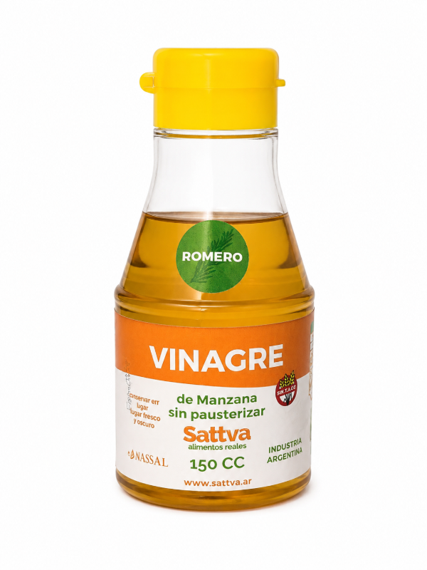 Producto - Vinagre de Manzana - Especiado con Romero - Sin Pasteurizar 150cc