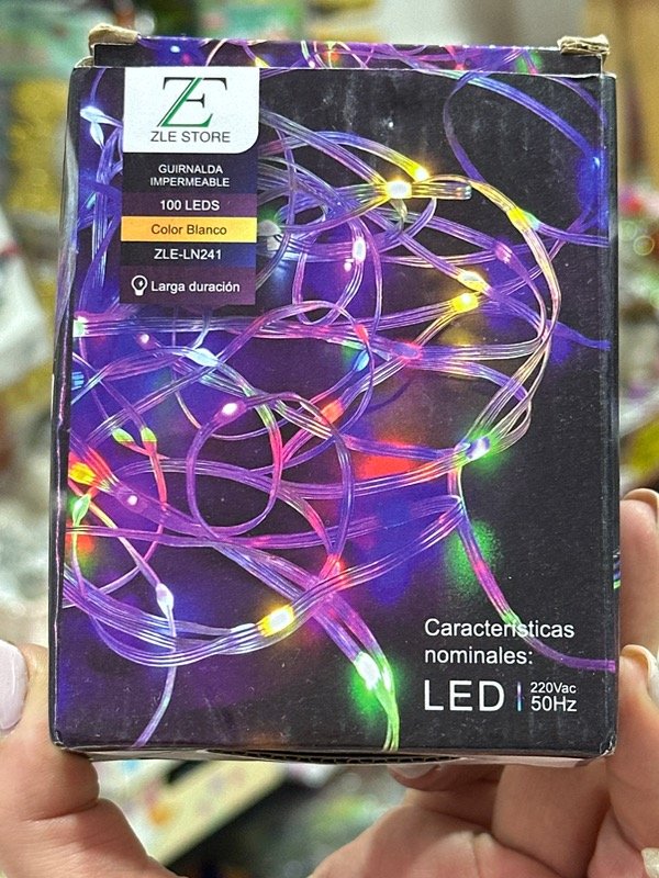 Producto - Tira 100 leds 220 v Blanca
