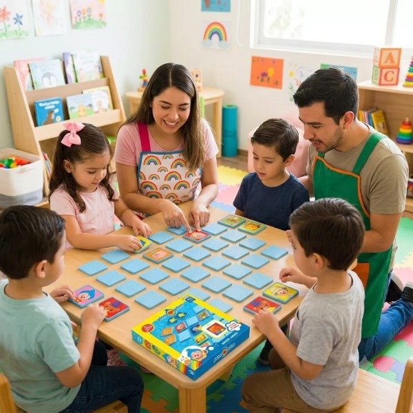 Producto - Memo juego premium con fichas plásticas Plim Plim