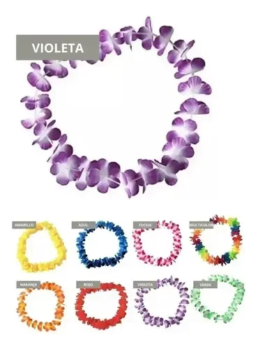 Producto - Collar de flores varios colores