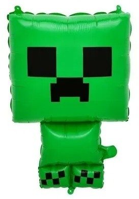 Producto - GLOBO PERSONAJE MINECRAFT ZOMBIE 68CM X1