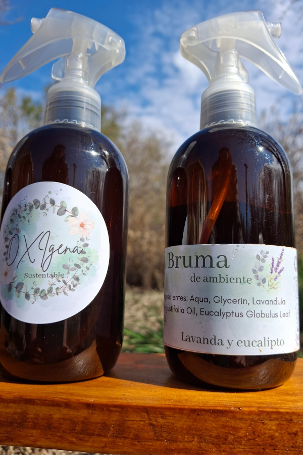 Producto - Bruma ambiente - Lavanda y Eucalipto PET con pulverizador