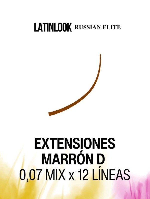 Producto - EXTENSIONES DE PESTAÑAS RUSSIAN ELITE TECNOLÓGICA 3D CURVA D 0.07 MARRON