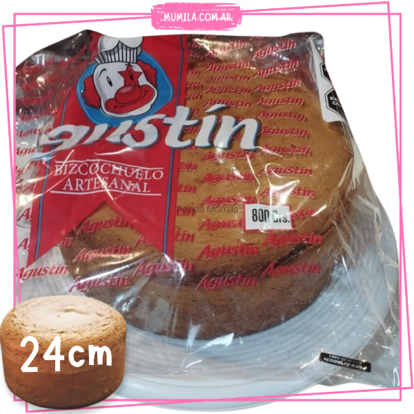 Producto - Bizcochuelo 24cm vainilla 800gr