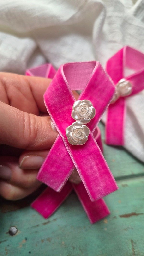 Producto - Prendedor Lazo Rosa Amor - 2