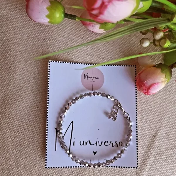 Producto - Pulsera esclava plateada