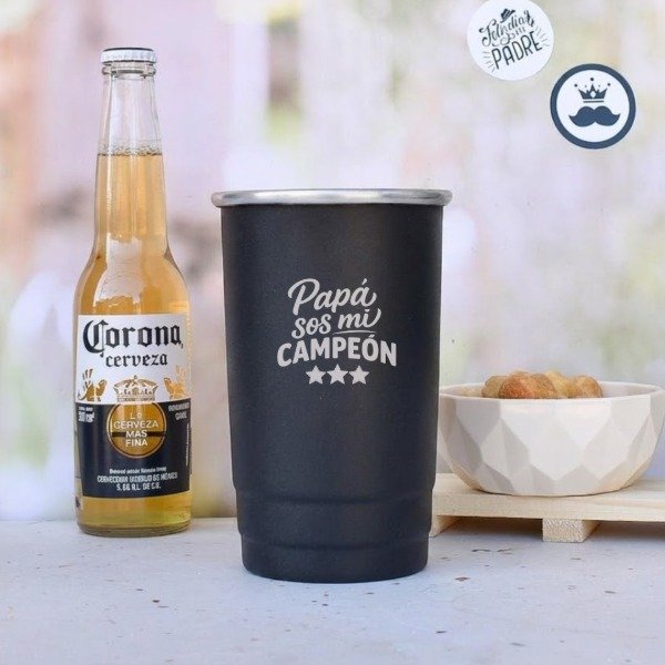 Producto - VASO DE ALUMINIO 1 LITRO DIA DEL PADRE