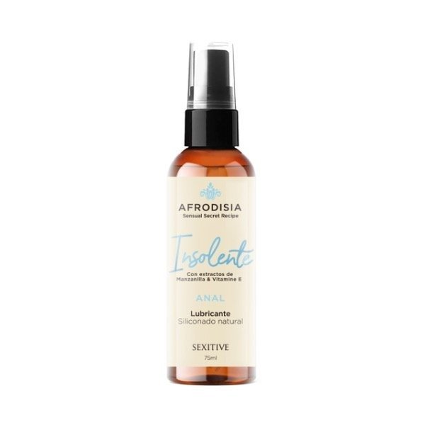 Producto - LUBRICANTE SILICONADO ANAL NATURAL AFRODISIA INSOLENTE 75ML