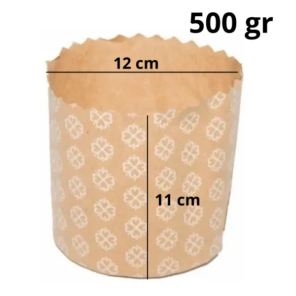 Producto - Molde de Pan Dulce de Papel 500 gr