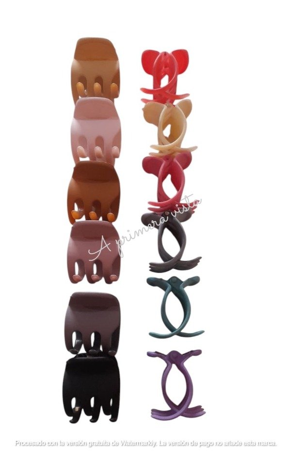 Producto - Broches opacos plasticos c/u