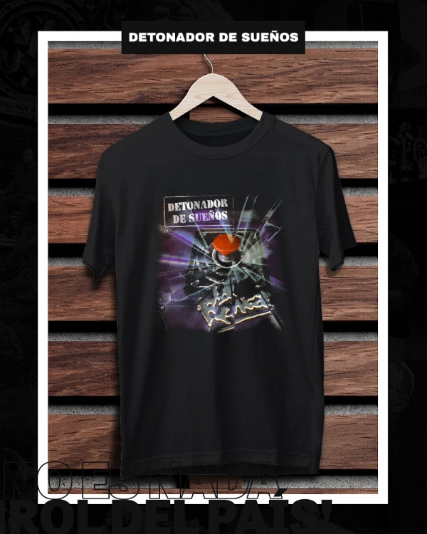 Producto - Remera Negra Detonador de Sueños