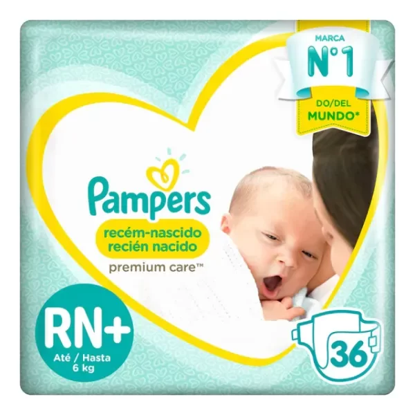 Producto - PAMPERS premium care Rn+