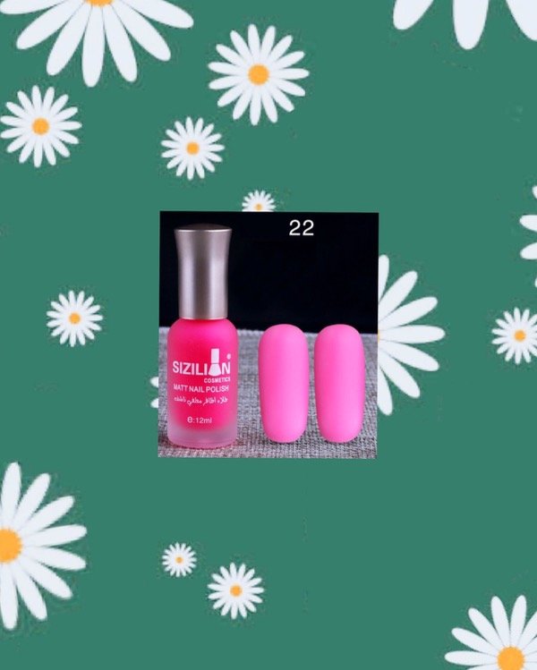 Producto - Esmalte matte de uñas #22 Rosa chicle 12ml