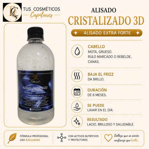 Producto - Alisado Cristalizado brillo 3D - 0