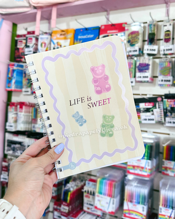 Producto - Cuaderno A5 semirigido yummy