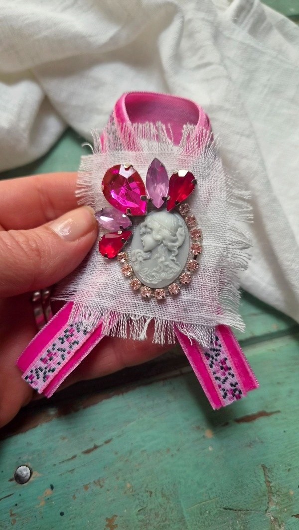 Producto - Prendedor Lazo Rosa Vida - 0