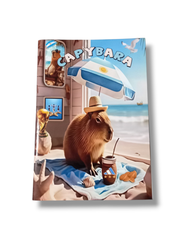 Producto - Cuaderno A5 Tapa blanda de Capibara